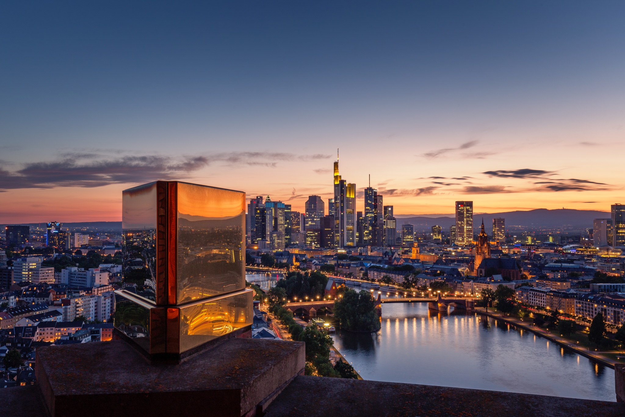 Main Plaza Frankfurt – mein Blick von ganz oben